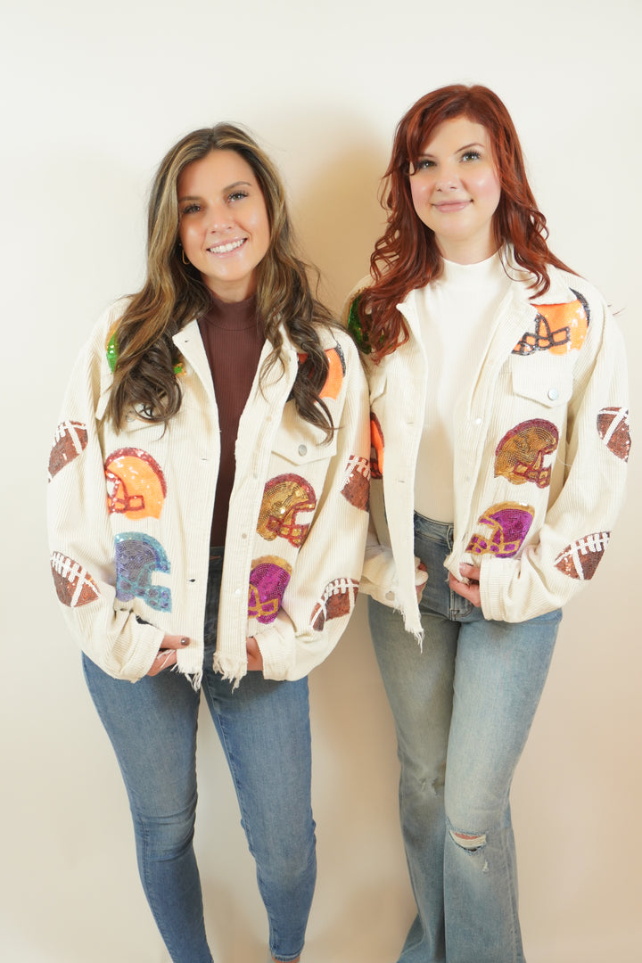 Game Day Glam Corduroy Jacket image 2
