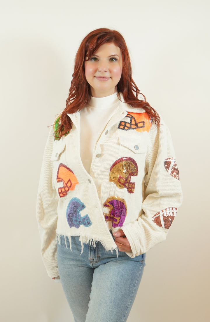 Game Day Glam Corduroy Jacket image 1