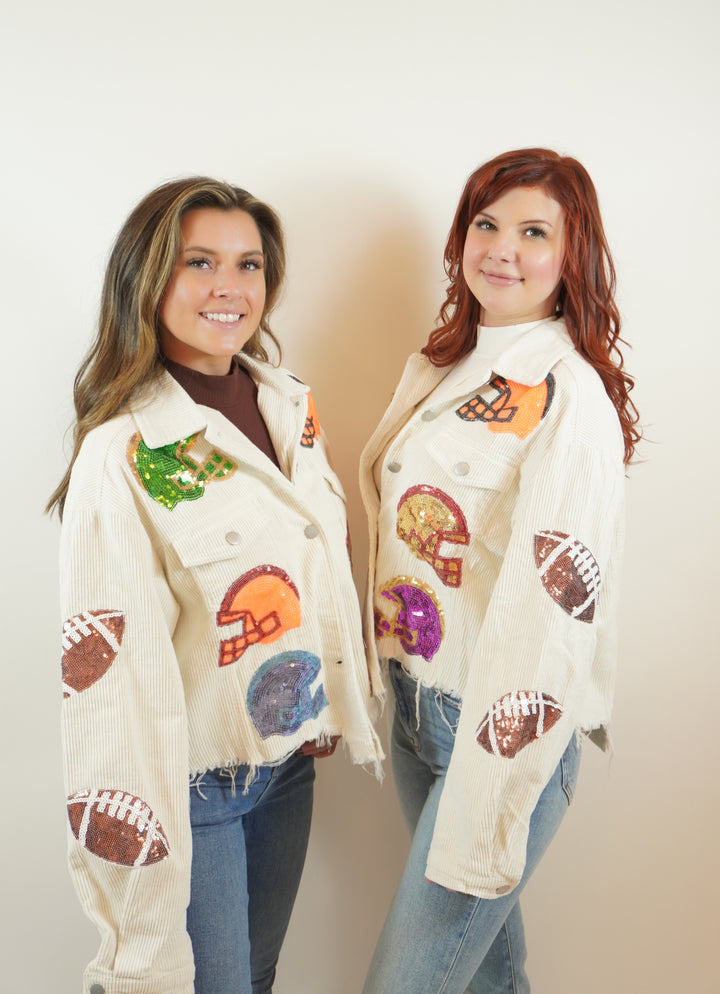 Game Day Glam Corduroy Jacket image 0
