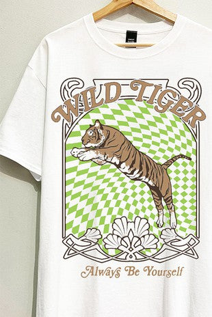 Wild Tiger Graphic Tee image 0
