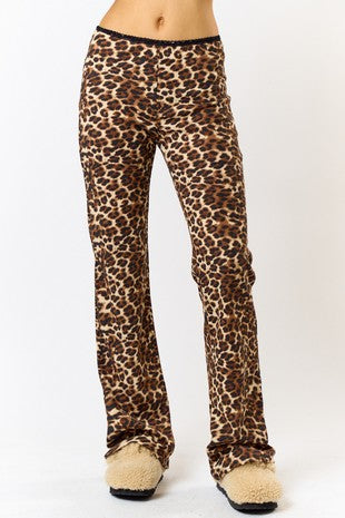 Leopard Print Comfort Lounge Pants image 2