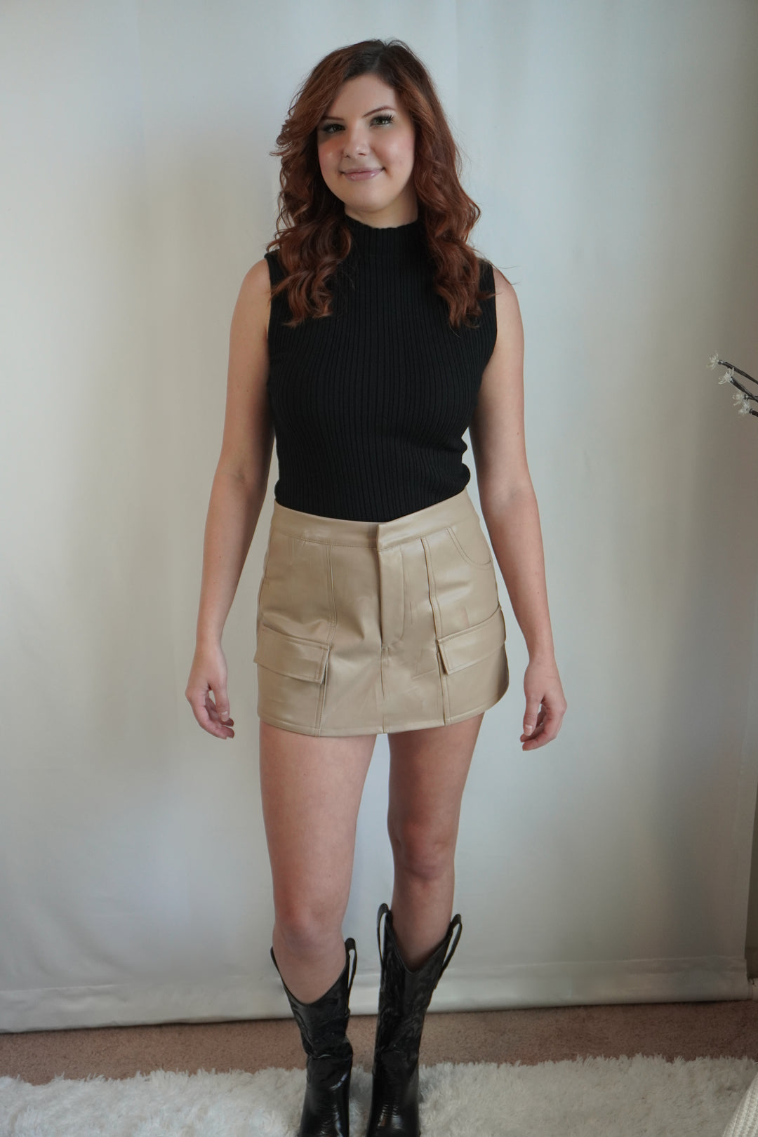 Leather Skort image 0